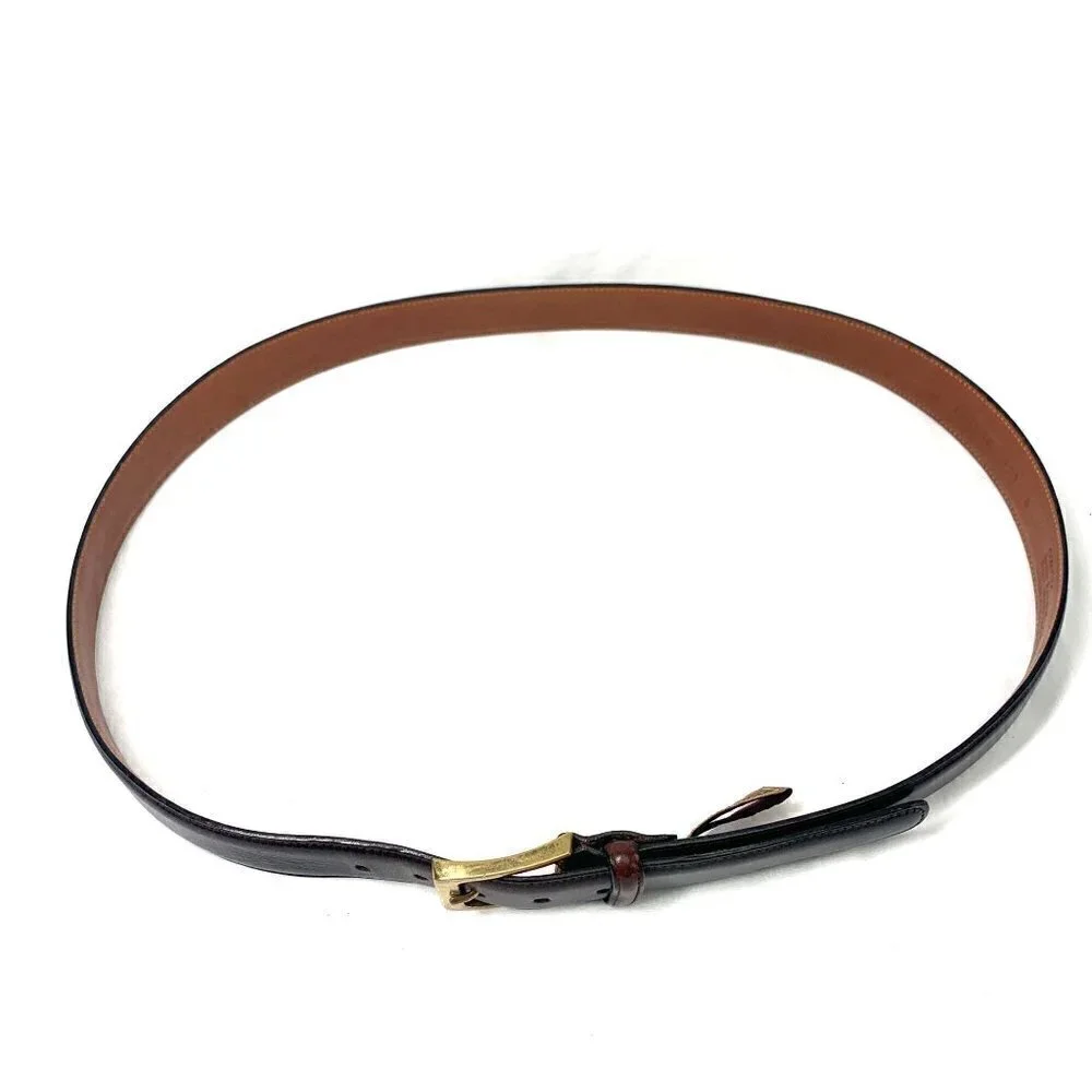 Trafalgar Classic Men's Cortina Leather Dress Belt - Brown, Size 38